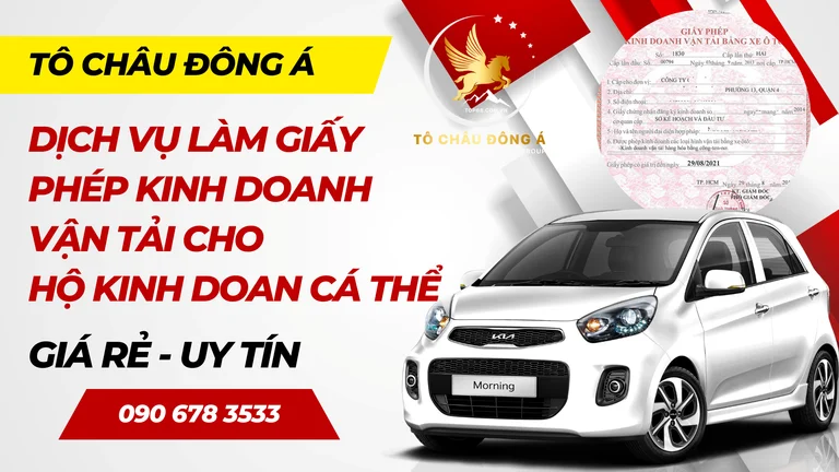 Giấy phép kinh doanh vận tải cho hộ kinh doanh cá thể giá rẻ Bình Dương