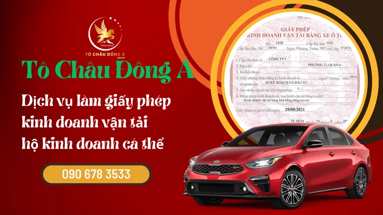 Làm giấy phép kinh doanh vận tải cho hộ kinh doanh cá thể