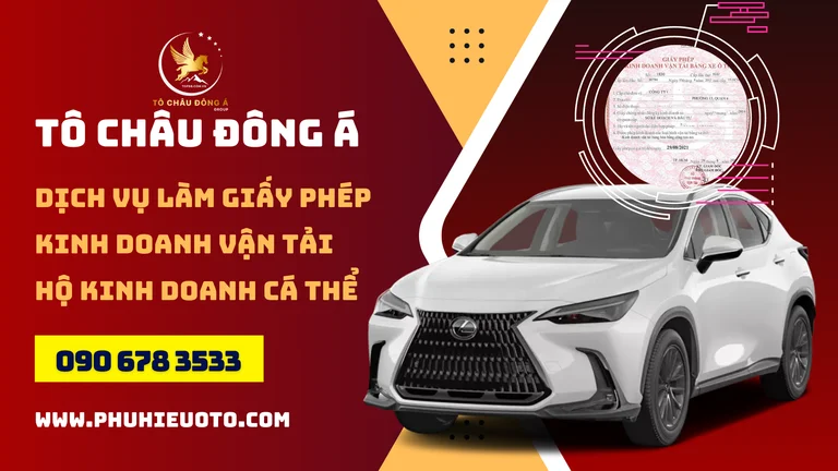 Dịch vụ làm giấy phép kinh doanh vận tải cho hộ kinh doanh cá thể Bình Dương