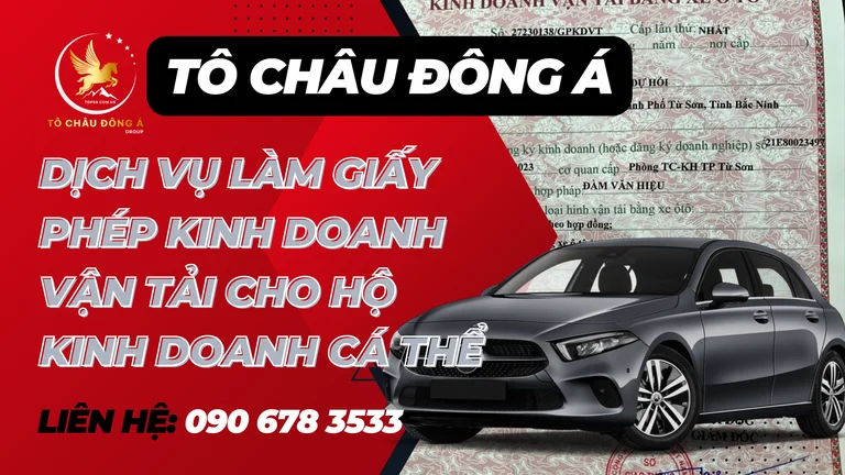 giấy phép kinh doanh vận tải cho hộ kinh doanh cá thể tại hcm