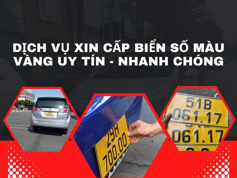 Dịch vụ làm biển số vàng tại Hà nội Nhanh Chóng