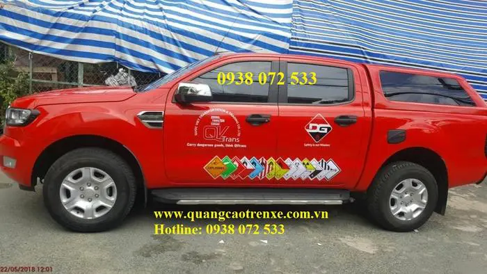 Thiết kế thi công quảng cáo trên xe ô tô tại Hà Nội và Hồ Chí Minh đẹp nhất
