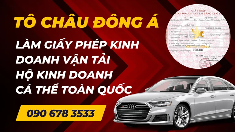 Làm giấy phép kinh doanh vận tải cho hộ kinh doanh cá thể toàn quốc