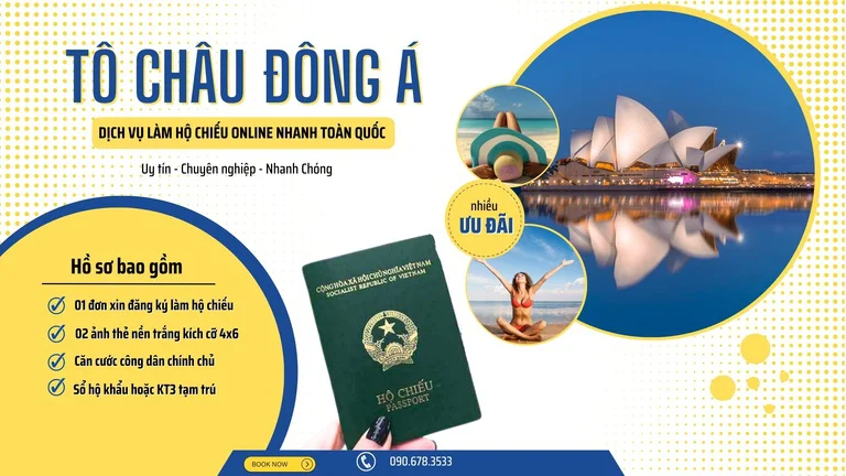 Làm Hộ Chiếu (Passport) Online Nhanh Tại Vĩnh Phúc 