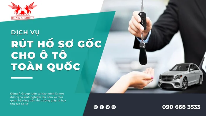 Đông Á Group là một đơn vị chuyên cung cấp các dịch vụ rút hồ sơ gốc; sang tên xe ô tô, xe máy toàn quốc với mức giá rẻ và chất lượng, uy tín nhất tại Đà Nẵng. Đơn vị này đã thực hiện thành công rất nhiều thủ tục sang tên ô tô cho khách hàng. Khi sử dụng dịch vụ tại đây khách hàng sẽ được nhân viên tư vấn chi tiết và tận tình về các thủ tục và các vấn đề liên quan khi tiến hành sang tên xe máy và ô tô.