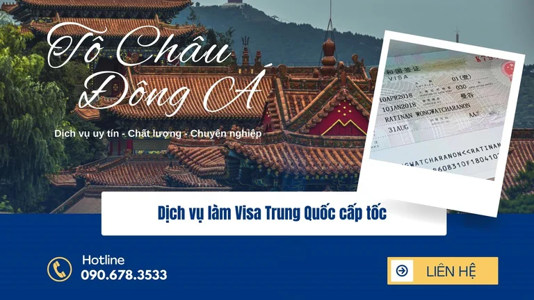 Visa Du Lịch Trung Quốc - Trọn gói, Không Phát Sinh 