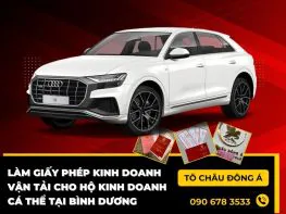 Dịch vụ làm giấy phép kinh doanh vận tải cho hộ kinh doanh cá thể Bình Dương