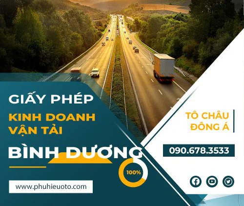 Làm giấy phép kinh doanh vận tải tại Bình Dương