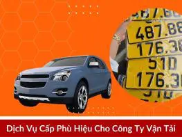 Làm phù hiệu xe Công Ten Nơ ( Container) , Đầu kéo toàn quốc chỉ 3 ngày 