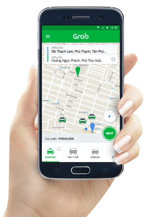Nghiêm túc tuân thủ quy định nhận diện xe hợp đồng Grabcar