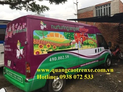 Thi công dán quảng cáo trên ô tô tại Hà Nội và Tp.Hồ Chí Minh chất lượng nhất