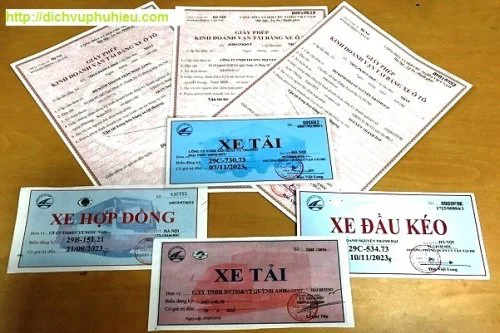 Xin cấp phù hiệu xe tải dưới 3,5 tấn Tp.HCM