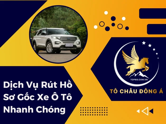 DỊCH VỤ RÚT HỒ SƠ GỐC XE Ô TÔ TẠI BẮC NINH 