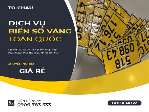 DỊCH VỤ XIN CẤP ĐỔI  BIỂN SỐ MÀU VÀNG TẠI TP HCM