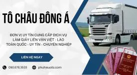 Giấy Phép Liên Vận Việt Lào Giá Rẻ Tp.HCM