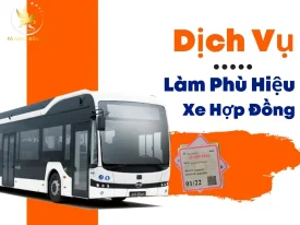 Phù hiệu hợp đồng xe du lịch 29 - 45c