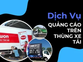 QUẢNG CÁO TRÊN THÙNG XE TẢI 