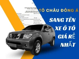 Sang tên xe ô tô Đà Nẵng giá rẻ nhất